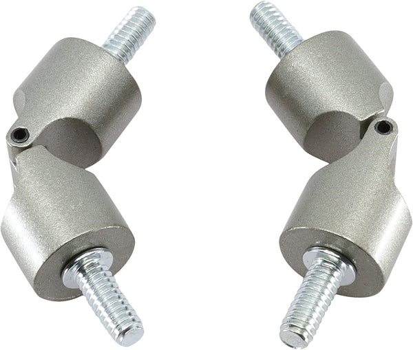 MERIVILLE Hinged Elbow Connector - Designed for Bay Window Curtain Rods or Corner Drapery Rods up to 3/4" Diameter