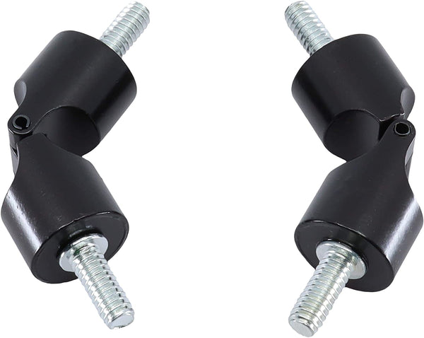 MERIVILLE Hinged Elbow Connector - Designed for Bay Window Curtain Rods or Corner Drapery Rods up to 3/4" Diameter