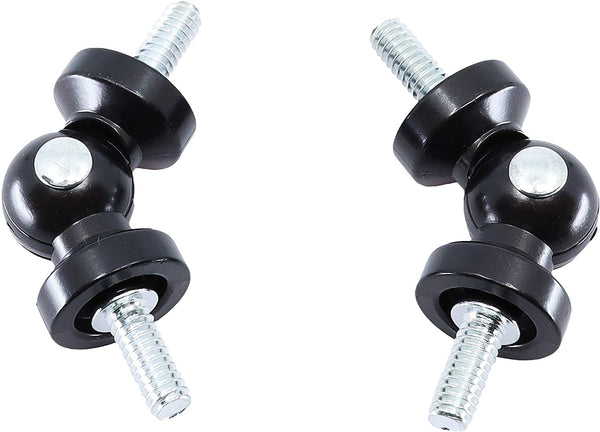 MERIVILLE Hinged Elbow Connector - Designed for Bay Window Curtain Rods or Corner Drapery Rods up to 5/8" Diameter