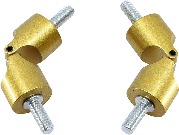 MERIVILLE Hinged Elbow Connector - Designed for Bay Window Curtain Rods or Corner Drapery Rods up to 3/4" Diameter