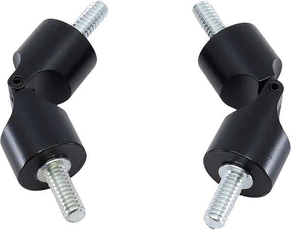 MERIVILLE Hinged Elbow Connector - Designed for Bay Window Curtain Rods or Corner Drapery Rods up to 3/4" Diameter