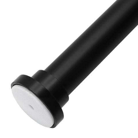 Meriville 1-inch Diameter Metal Spring Tension Rod, Adjustable Length, Four Colors
