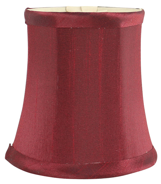 Meriville Faux Silk Clip On Chandelier Lamp Shades, 3.5-inch by 4.5-inch by 4.5-inch