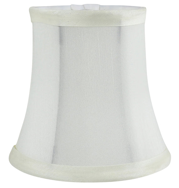 Meriville Faux Silk Clip On Chandelier Lamp Shades, 3.5-inch by 5-inch by 4.75-inch