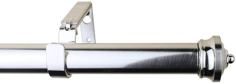 Meriville 1-Inch Diameter Linder Single Window Treatment Curtain Rod