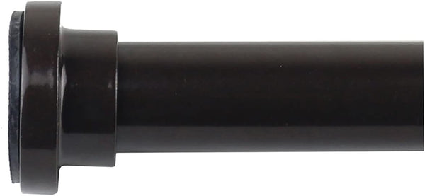 Meriville 1-inch Diameter Metal Spring Tension Rod, Adjustable Length, Four Colors