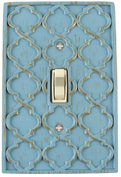 Meriville Moroccan 1 Toggle Wallplate, Single Switch Electrical Cover Plate