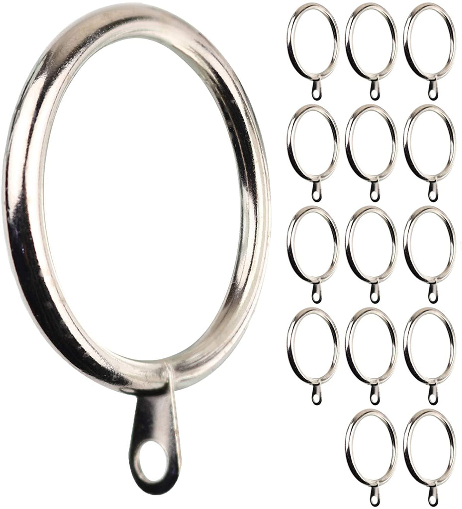 MERIVILLE Drapery Curtain Rings with Clip - 1.5-Inch Inner Diameter, F –  meriville